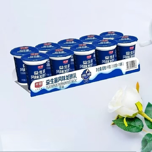 光明益生菌原味风味发酵酸奶早餐工作便餐十连杯酸奶 - 图2