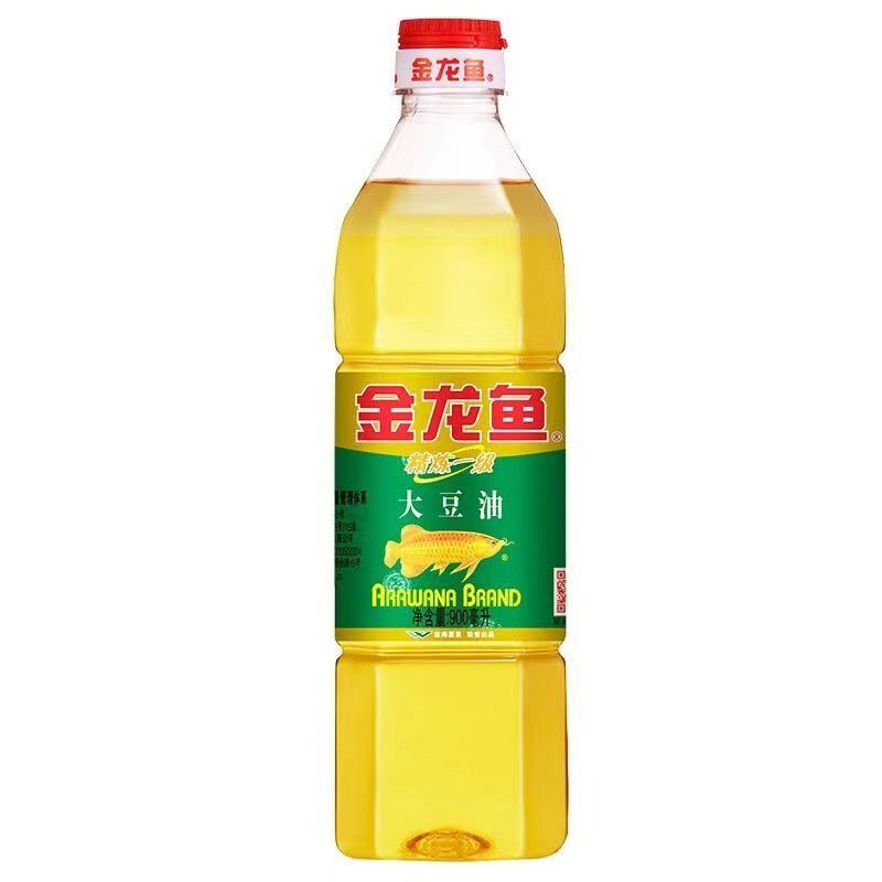 金龙鱼一级大豆油900ml/瓶家用小瓶炒菜植物食用油煎炸调和转基因 - 图3