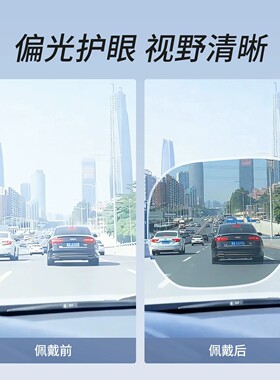 折叠墨镜夹片可套近视镜偏光镜