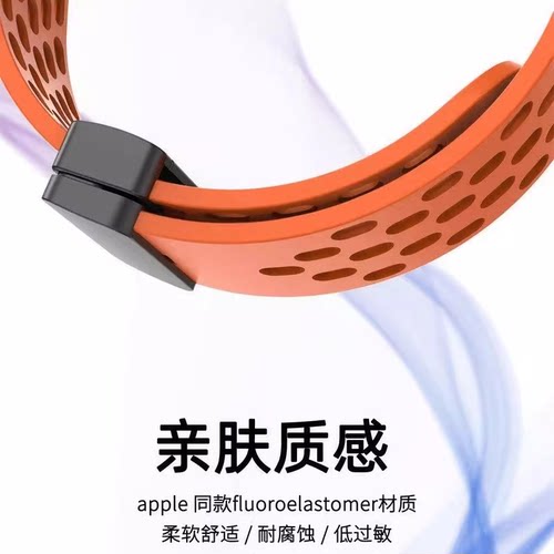 适用华为GT6手表GT5表带GT2Pro磁吸GT4硅胶Watch5运动透气荣耀magic2表链配件GS4亲选Haylou防水GS3i替换腕带 - 图2