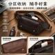 ກະເປົ໋າຫນັງແທ້ຂອງຫນັງແທ້, retro waxed ຫນັງ shoulder crossbody bag, ຖົງແອວບາດເຈັບແລະຜູ້ຊາຍນອກ, ຊັ້ນທໍາອິດ cowhide ຖົງໂທລະສັບມືຖື, ຖົງຜູ້ຊາຍ