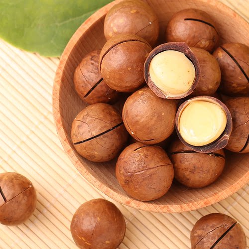 新货夏威夷果坚果奶油味干果炒货零食网红休闲夏果优选罐装大颗粒 - 图3