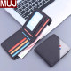 Japanese short canvas wallet large capacity driver's license card bag student card ID card storage card holder with multiple card slots for men