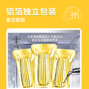 丰粮甄厨东北黄糯玉米280g×8支金黄铝箔