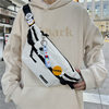 Chest bag for men and women ins fashion sports simple shoulder bag
