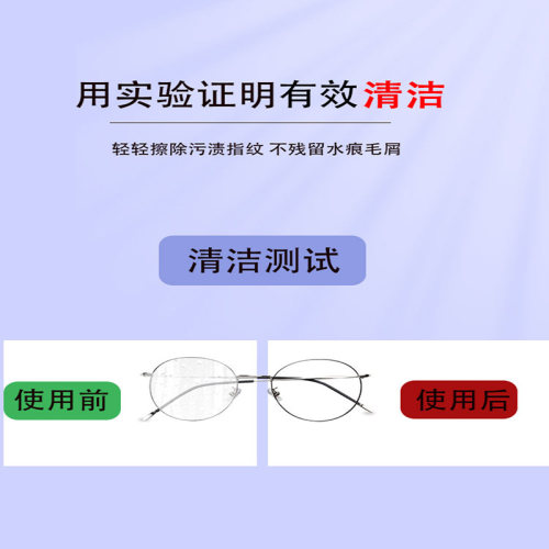 防雾湿巾擦眼镜防起雾清洁抑菌巾眼镜布擦拭镜片专用除雾神器眼睛-图2