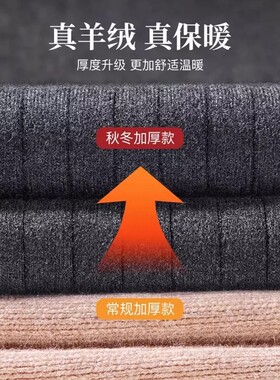 【绑带防滑】羊绒护膝秋冬款