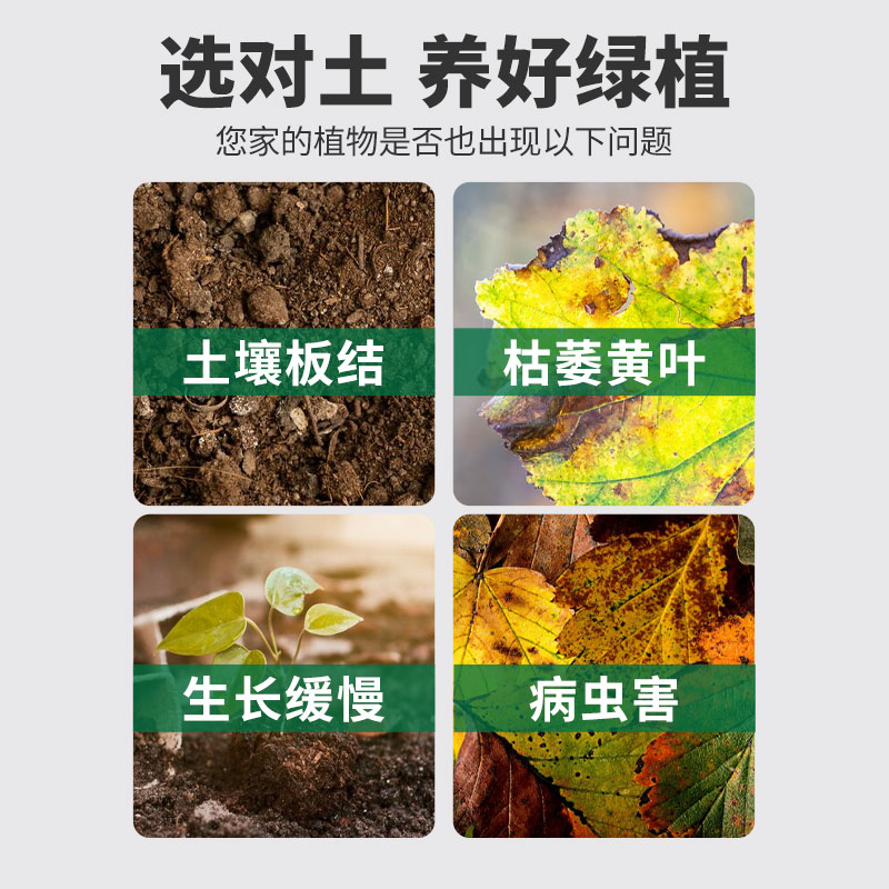 营养土养花通用专用种菜土壤种植土椰砖多肉育苗家用种花泥土疏松 - 图2