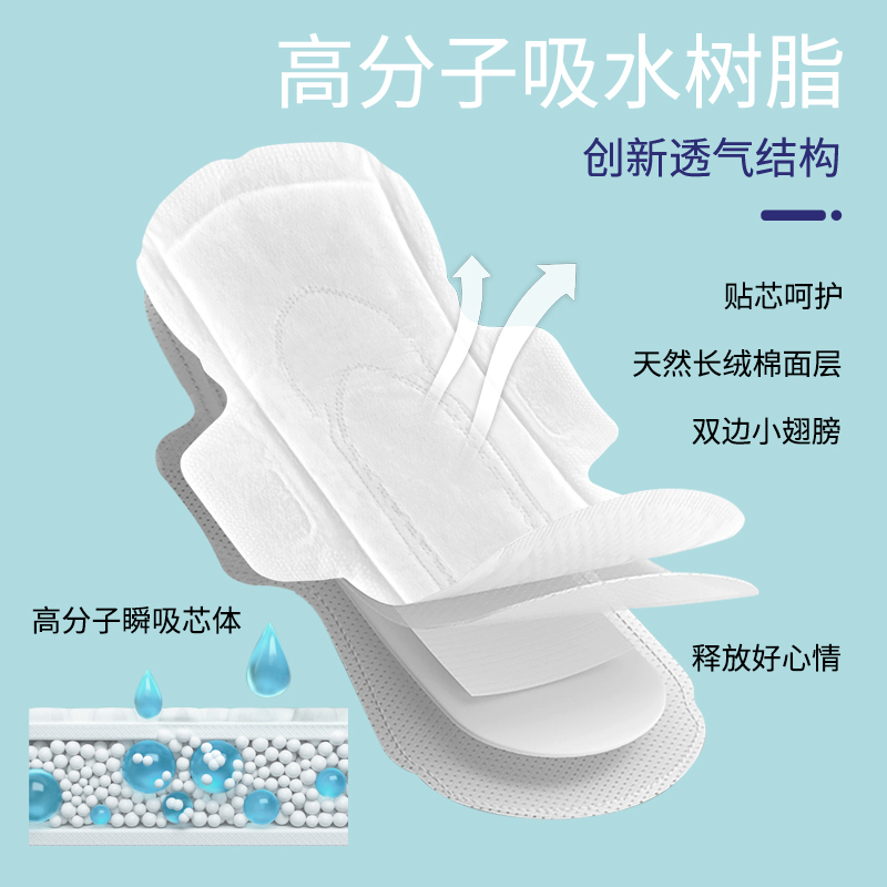 112片卫生巾日夜用组合超薄护垫 天天特卖工厂店卫生巾