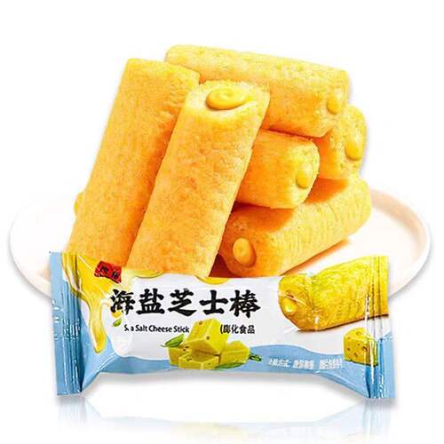 海盐芝士棒休闲网红解馋米果小零食批发好吃散装夹心整箱办公室 - 图3