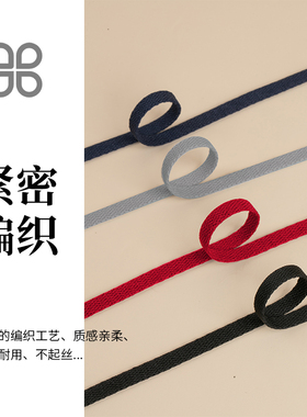 鞋带墨绿色扁平深绿适配aj1小白鞋女ins潮高帮低帮帆布鞋百搭鞋绳