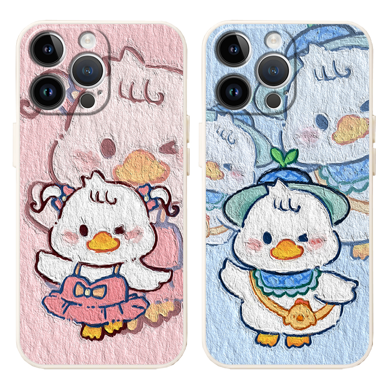 适用OPPOA5手机壳oppo a5可爱女0pp0a5硅胶保护套pbam00萌鸭a3s熊猫原创opopA5全包PBBM30防摔A5软壳a5t卡通-图3