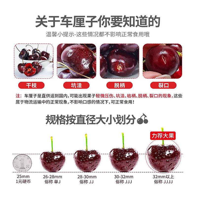 智利进口车厘子新鲜水果礼盒5斤应当季大樱桃3J4J5J整箱顺丰现货,淘宝优惠券,粉丝福利购,淘宝优惠卷