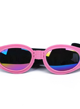 太阳墨镜防风骑车狗狗护目中小型犬眼镜防紫外线圆脸遮阳偏光高清