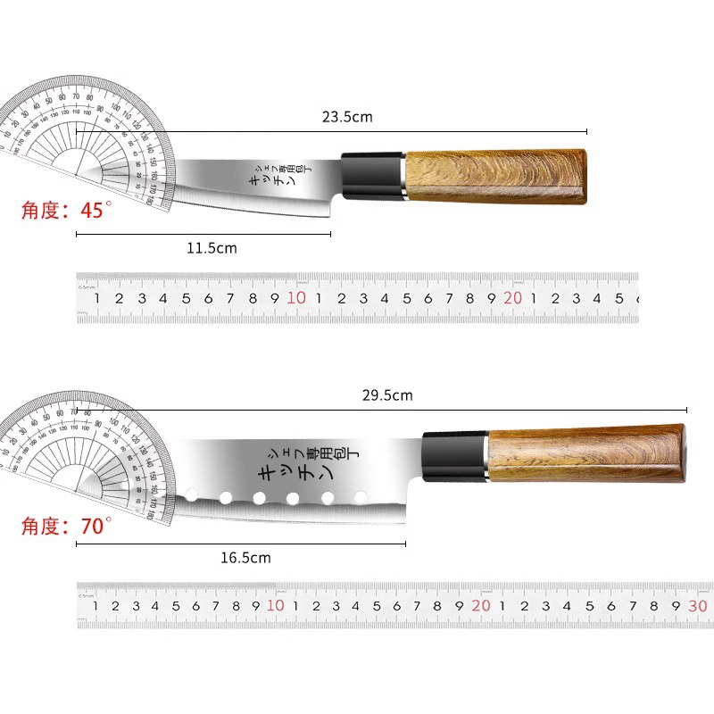 厨房家用日式料理多功能刀厨刀寿司专用刀超快锋利水果刀具套装-图3