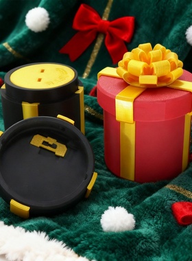 3D打印2025年爆款整蛊惊喜套娃礼盒复古配色节日制造惊喜礼物盒子