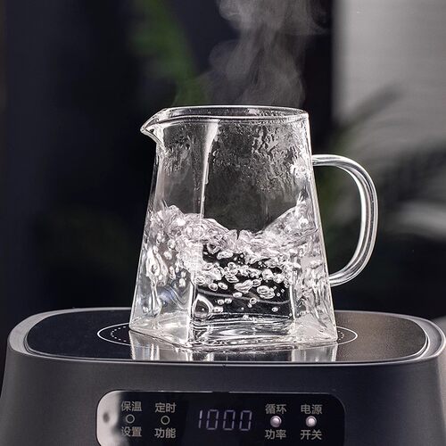 茶具公道杯高硼硅公杯耐热温大小号玻璃加厚茶漏过滤小青柑泡茶壶 - 图3