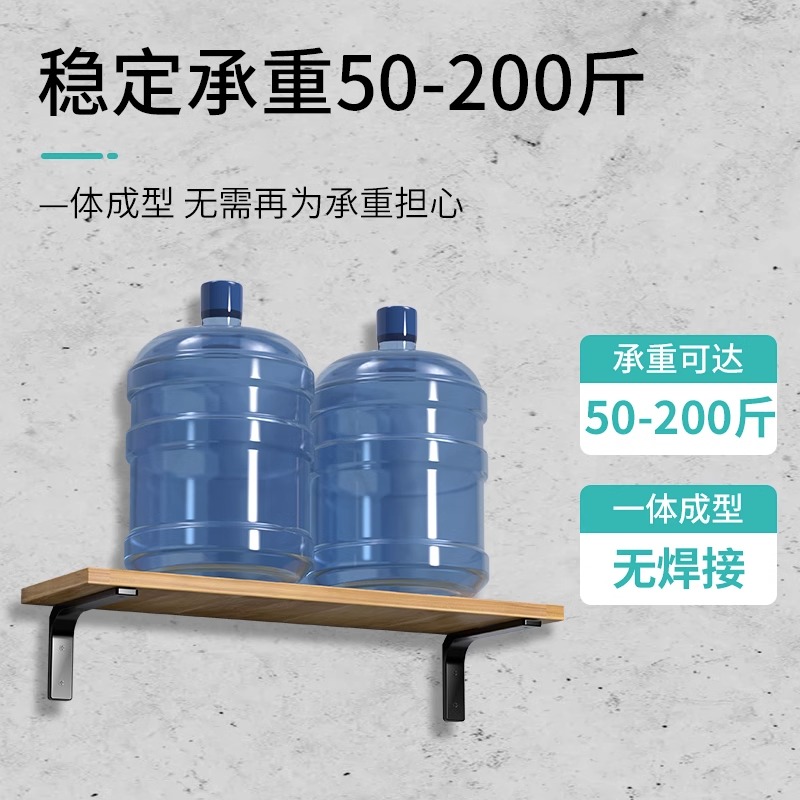 三角支架墙上置物架托架不锈钢角铁角码支撑架90度直角固定器承重 - 图1