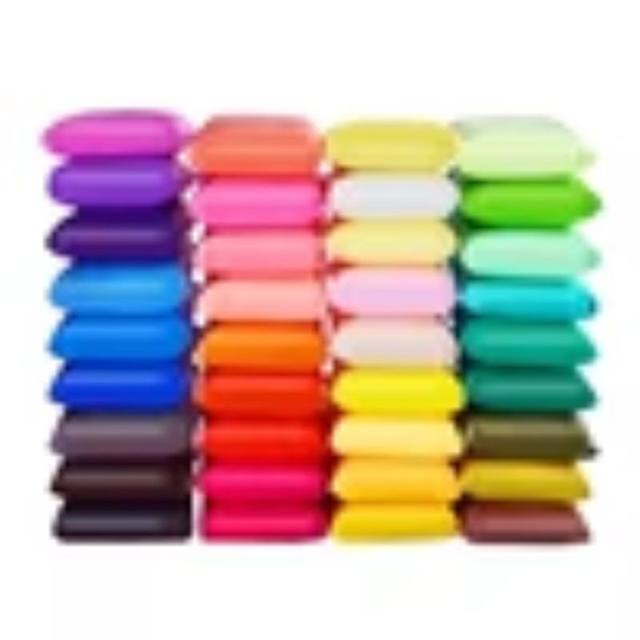 Ultra -light clay 36 color children's rubber puree 24 -color DIY elementary school handmade toys 12 color clay tasteless set