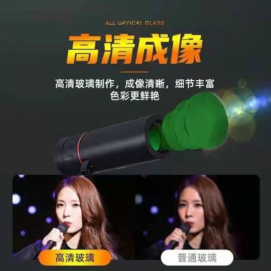 单筒望远镜高倍高清儿童便携专业级微观夜视户外演唱会观景新玩具