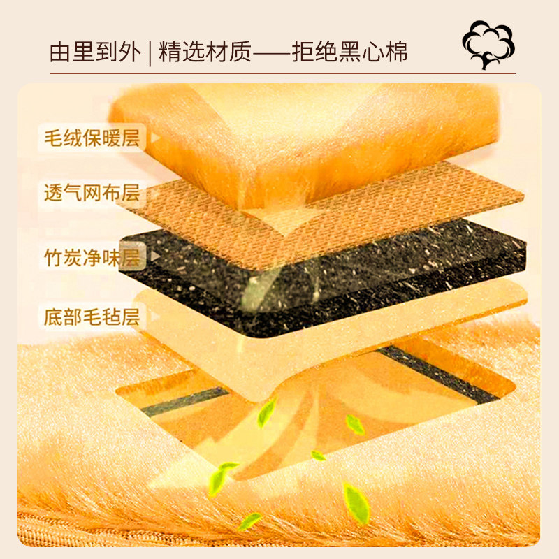 冬天保暖鞋垫加厚加绒棉鞋垫防臭吸汗透气防寒羊驼绒特厚毛毡鞋垫,淘宝优惠券,粉丝福利购,淘宝优惠卷