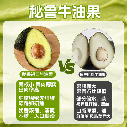 牛油果新鲜水果秘鲁进口哈斯鳄梨孕妇应季当季整箱大果热带国产 - 图2
