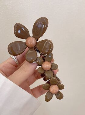 超仙花朵泡泡辫电话线发圈头绳女2025新款高级感ins直条编发神器