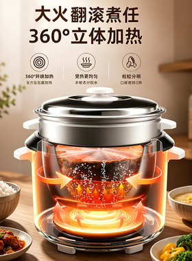 苏泊电饭煲快速煮饭2L