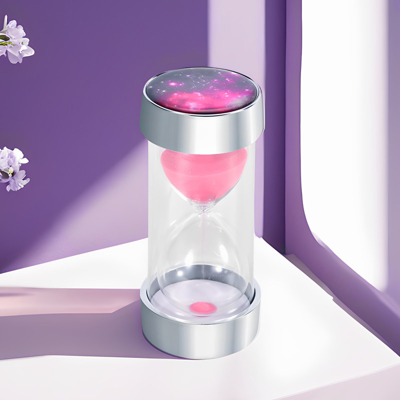电镀星空沙漏计时器防摔少儿时间30分钟一小时流沙瓶桌面摆件,淘宝优惠券,粉丝福利购,淘宝优惠卷