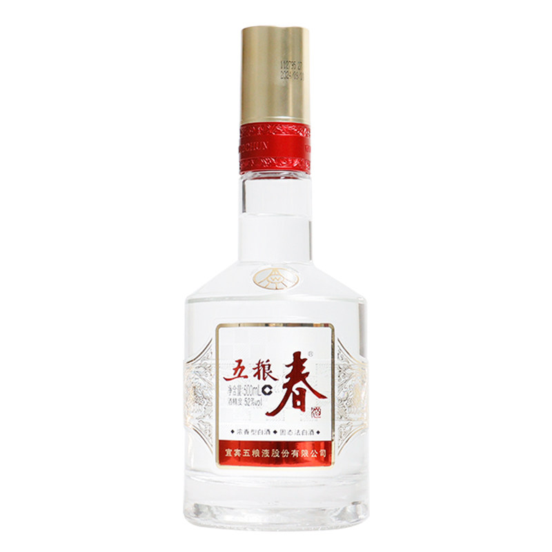 五粮浓香 五粮春第二代 52度500ml 浓香型白酒 纯粮聚会过节送礼