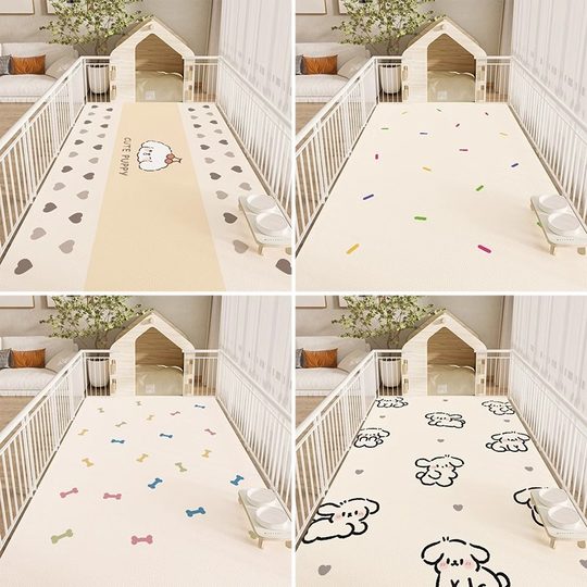 宠物地垫防水防尿防滑专用围栏地毯狗狗防抓餐垫子狗笼垫免洗隔音