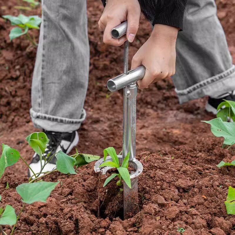 栽苗移苗神器打洞器挖洞铲玉米移栽机播种移苗器农具种植不锈钢,淘宝优惠券,粉丝福利购,淘宝优惠卷