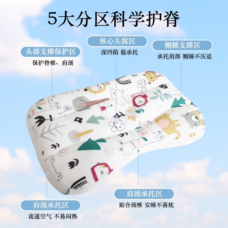 儿童枕头6岁以上四季通用1一3岁10岁小学生4岁6岁专用幼儿园安全,淘宝优惠券,粉丝福利购,淘宝优惠卷