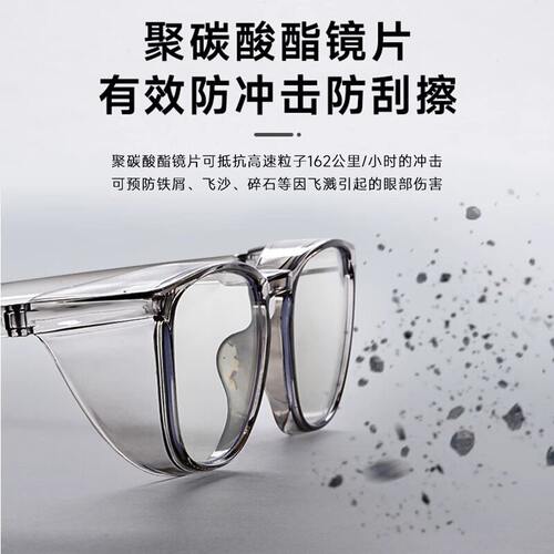 护目镜防灰尘不起雾防雾防尘全封闭式防风风镜防飞溅防护眼镜花粉 - 图0