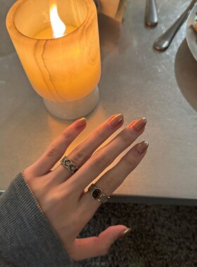 Moislands暮后之地双层蕾丝扇形戒指食指戒指环原创设计镂空