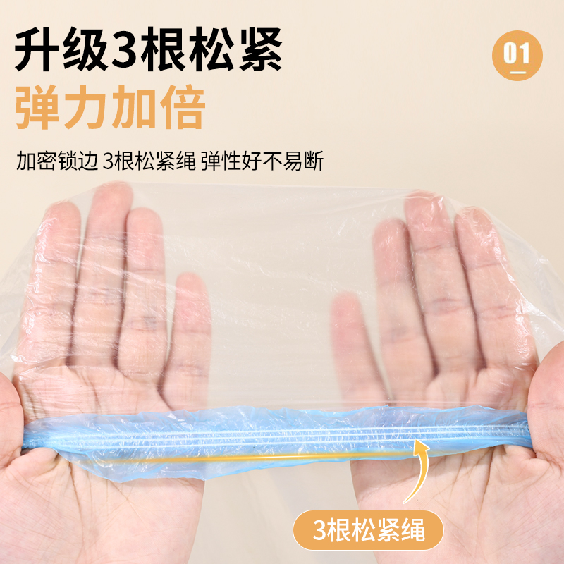 防尘罩万能全盖装修防尘塑料家具保护膜一次性松紧床罩防尘盖全包 - 图1