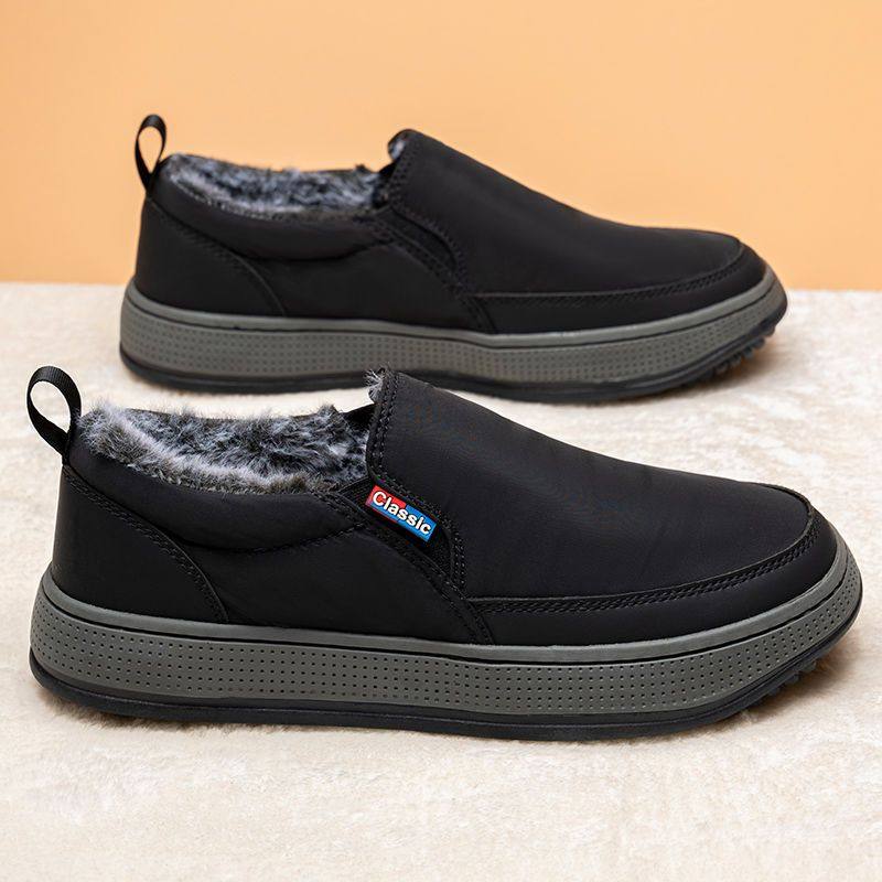 老北京布鞋男冬季一脚蹬加绒软底棉鞋男士加厚保暖爸爸老人鞋防滑,淘宝优惠券,粉丝福利购,淘宝优惠卷