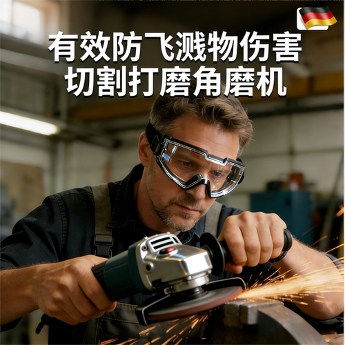 护目镜劳保防飞溅防护眼镜工业切割灰尘全封闭不起雾骑行风沙打磨 - 图0