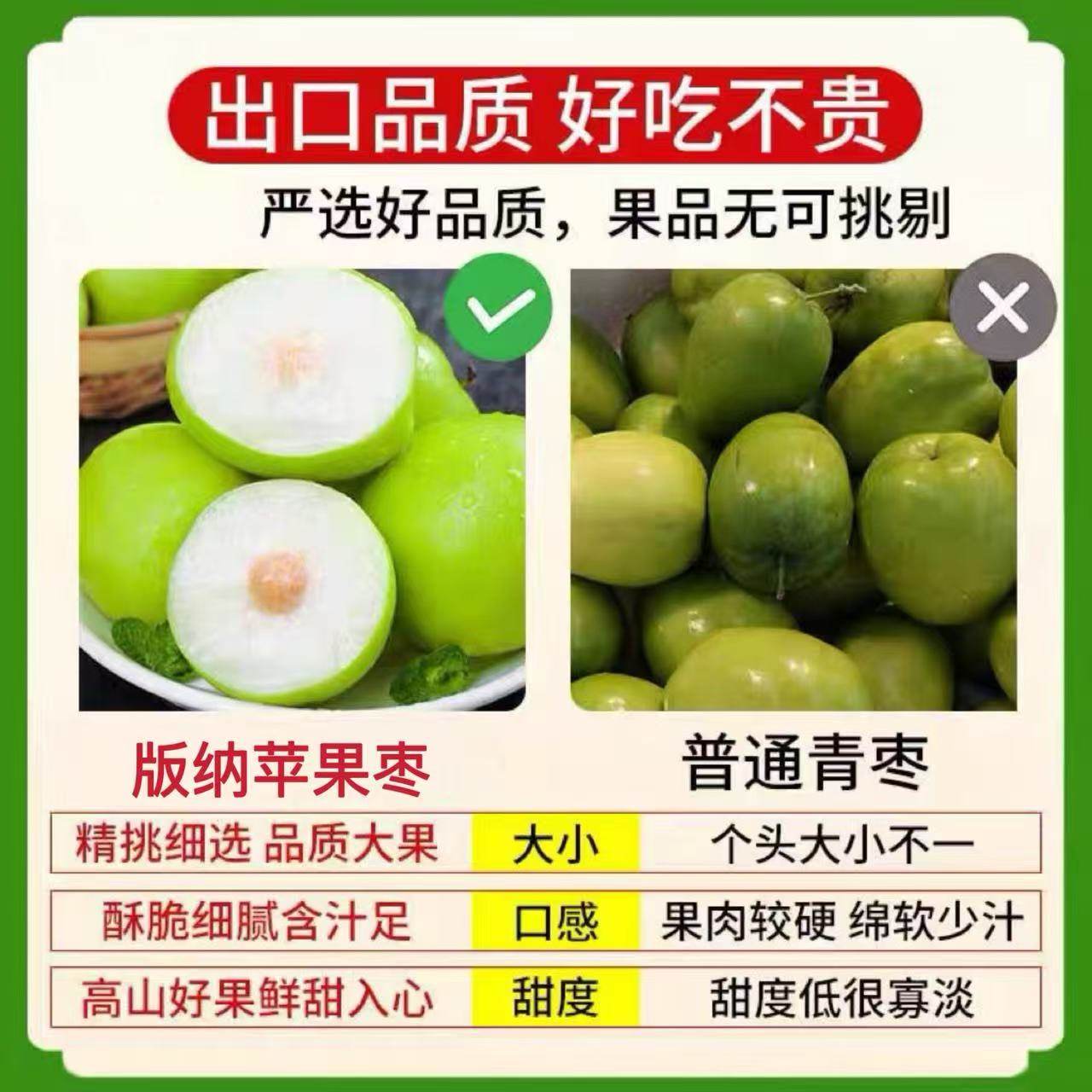 西双版纳苹果枣脆甜牛奶枣新鲜水果冬枣应季批发产地现摘整箱好吃,淘宝优惠券,粉丝福利购,淘宝优惠卷