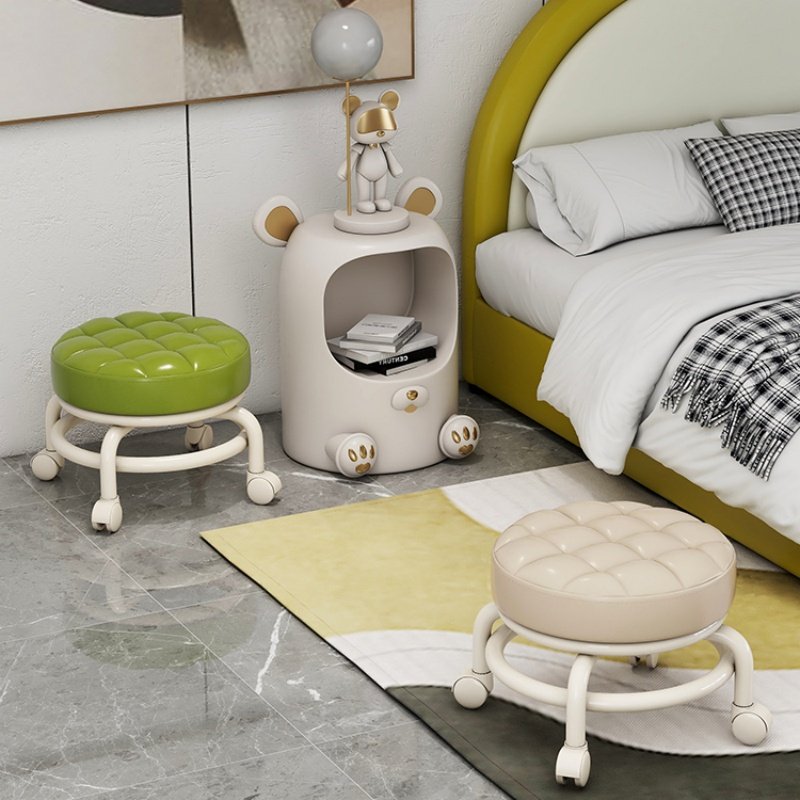 滑轮矮凳家用可移动万向轮小凳子多功能椅子儿童小板凳客厅沙发凳,淘宝优惠券,粉丝福利购,淘宝优惠卷