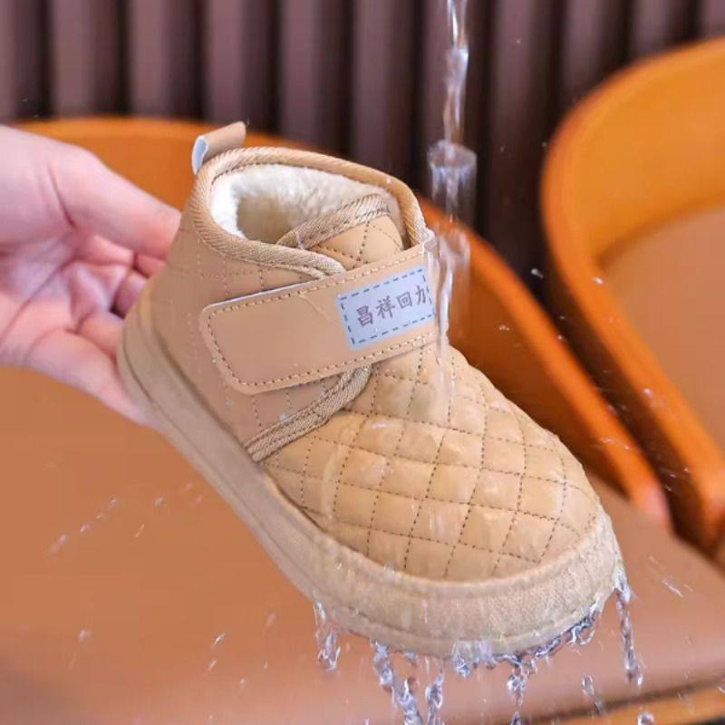 儿童雪地靴2025新款冬季男童鞋加绒女宝宝鞋子学步鞋保暖棉鞋短靴,淘宝优惠券,粉丝福利购,淘宝优惠卷