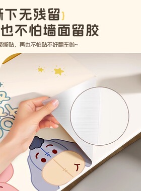 【防水防潮无异味】卡通墙纸自粘