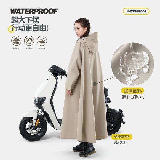 Chubasquero extralargo marrón caqui | recomprado por miles de personas