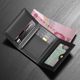 Small card bag ID storage bag for men and women 3-fold wallet integrated anti-demagnetization card case driver's license bag two-in-one
