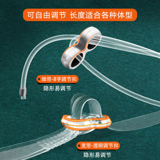 Transparent shoulder straps invisible non-slip bra women's thin one-line collar underwear accessories can expose the bra straps