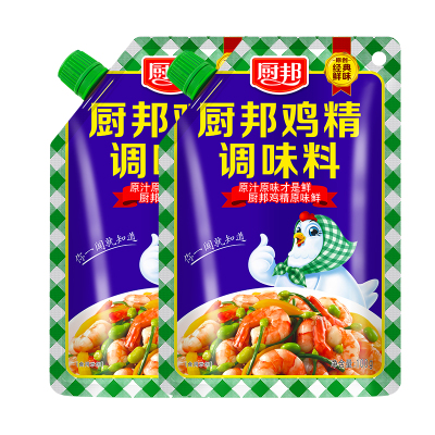 厨邦鸡精调味料100g袋装经典鲜味带盖口炒菜煲汤代替味精三鲜