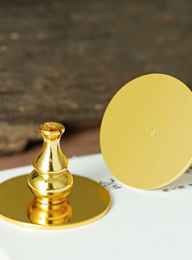 有缘佛具家用黄铜平灰器香灰压香炉灰平整器香道香篆打拓用品包邮