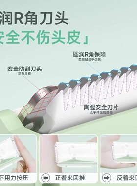 奥克斯2026新款吸发婴幼儿理发器