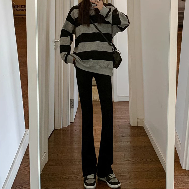 大码胖MM微喇牛仔裤女2025高腰显瘦喇叭裤复古蓝修身马蹄裤子加长,淘宝优惠券,粉丝福利购,淘宝优惠卷