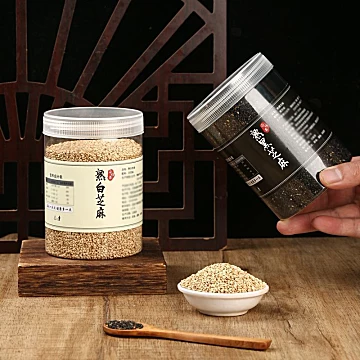 超值优惠！黑芝麻+白芝麻共500g[1元优惠券]-寻折猪